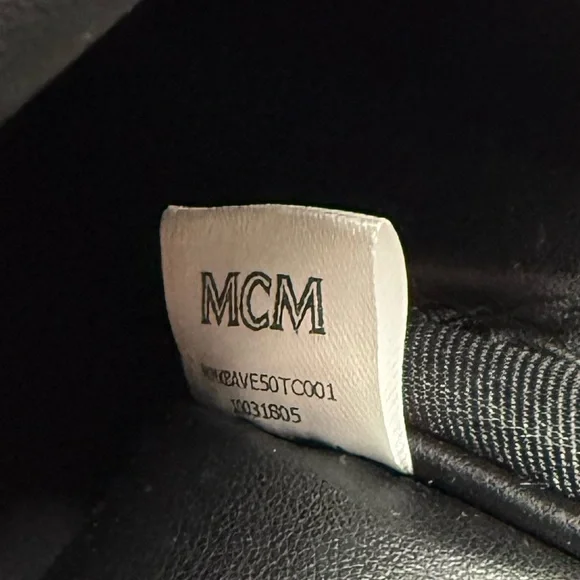 MCM Metallic Visetos Studded X-Mini Bebe Boo Backpack - Picture 5 of 5